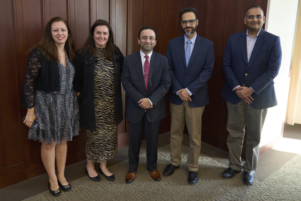 Roumy Theunissen, Laura Benoist, Ali Wyne, Guillermo Rosas and Vijay Ramani