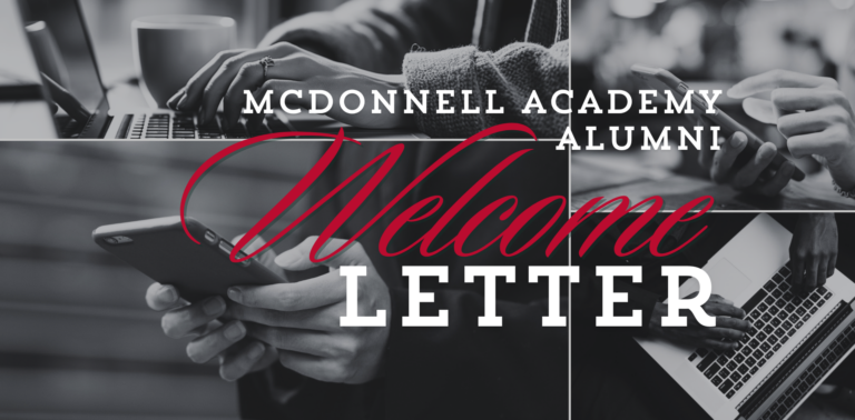 A warm welcome: Alumni unite to support incoming McDonnell Scholars